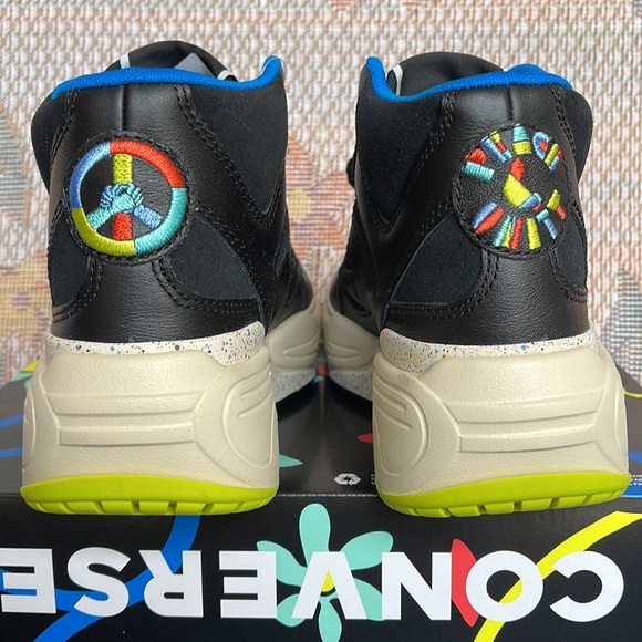 Converse WMNS 172194C
WEAPON CX MID
BLACK/CLOUD CREAM/LIME TWIST
Sneakers - Picture 14 of 16